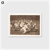アートポストカード-If Marion wants to dance, she has to face the consequences herself - フランシスコ デ ゴヤ Postcard.