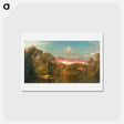 アートポストカード-Chimborazo - フレデリック エドウィン チャーチ Postcard.