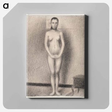 Study for Poseuses - ジョルジュ スーラ Canvas.