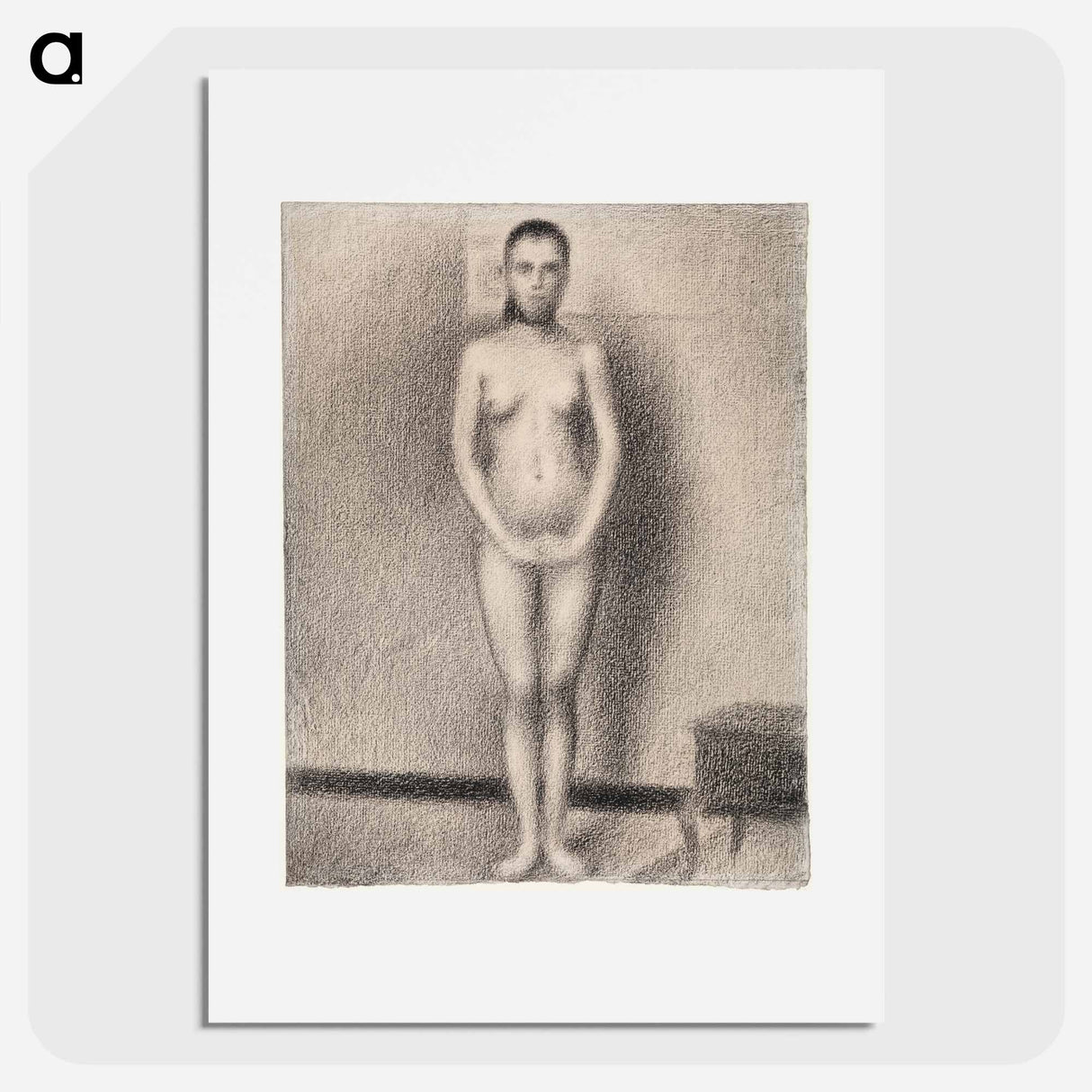 Study for Poseuses - ジョルジュ スーラ Poster.