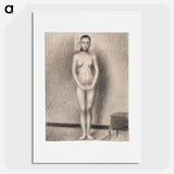 Study for Poseuses - ジョルジュ スーラ Poster.