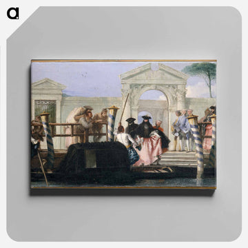 The Departure of the Gondola
 - ジョバンニ バティスタ ティエポロ Canvas.