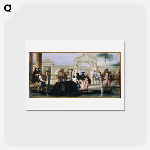 The Departure of the Gondola
 - ジョバンニ バティスタ ティエポロ Postcard.