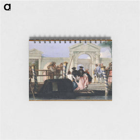 アートメモ帳-The Departure of the Gondola
 - ジョバンニ バティスタ ティエポロ Memo.