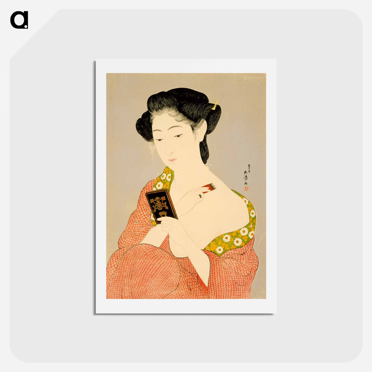 アートポストカード-Woman at Toilette
 - 橋口 五葉 Postcard.