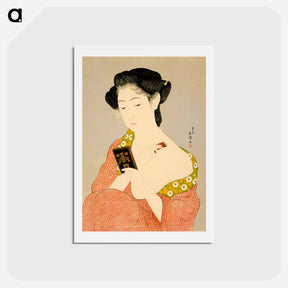 アートポストカード-Woman at Toilette
 - 橋口 五葉 Postcard.