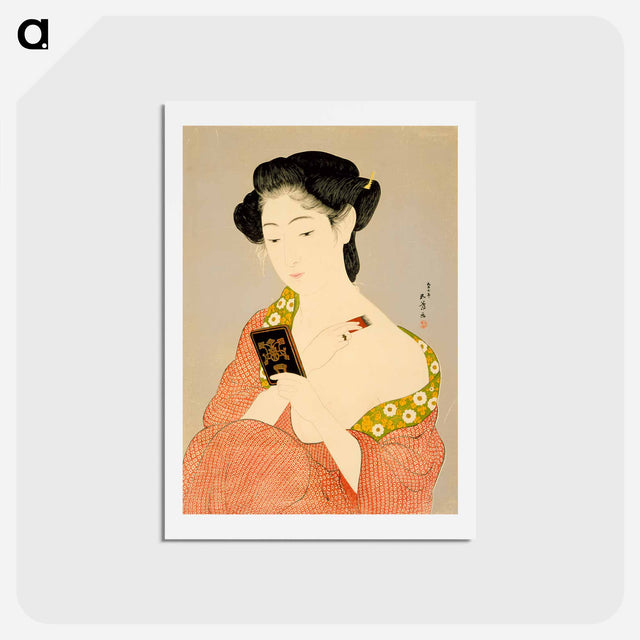 アートポストカード-Woman at Toilette
 - 橋口 五葉 Postcard.