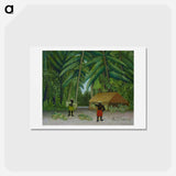 Banana Harvest - アンリ ルソー Postcard.