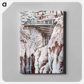 アートパネル-Kōshū Monkey Bridge - 高橋 宏明 Canvas.