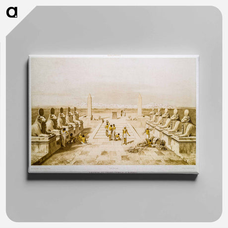 アートパネル-Dromos of the Big Temple in Karnak
 - エジプト美術史 Canvas.