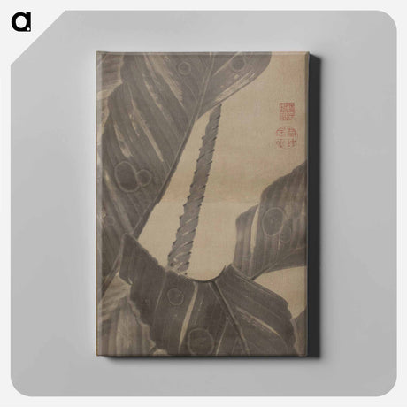 アートパネル-Banana Leaves
 - 伊藤若冲 Canvas.