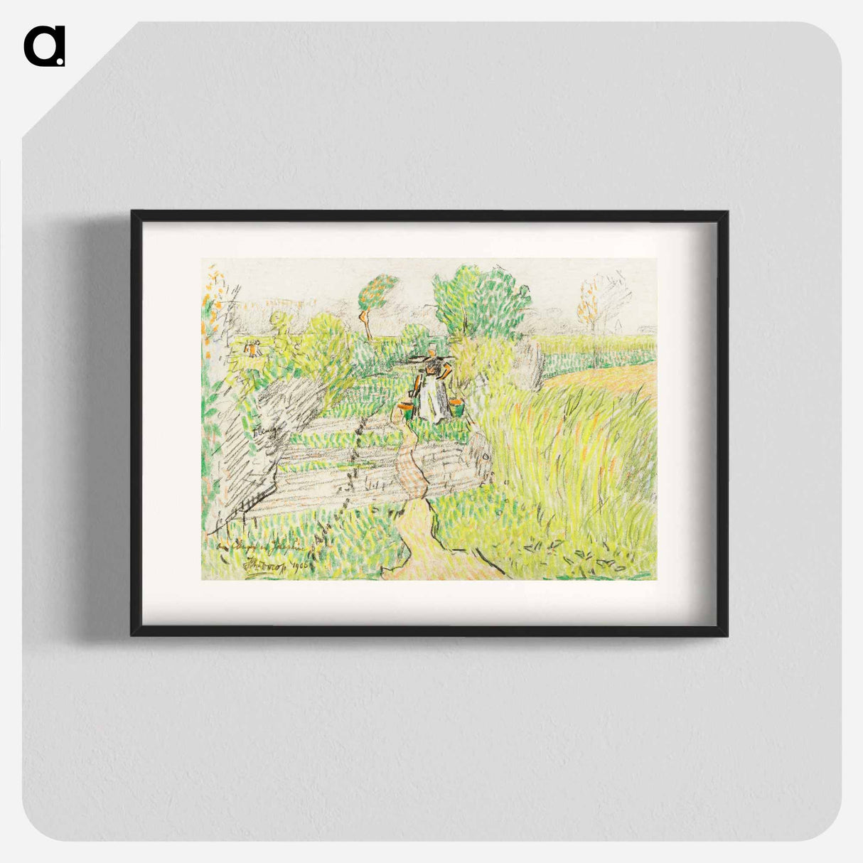 The Shell Fisherman - Jan Toorop Poster.