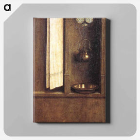 アートパネル-The Ghent Altarpiece, detail from the exterior of the right shutter - ヤン ファン エイク Canvas.