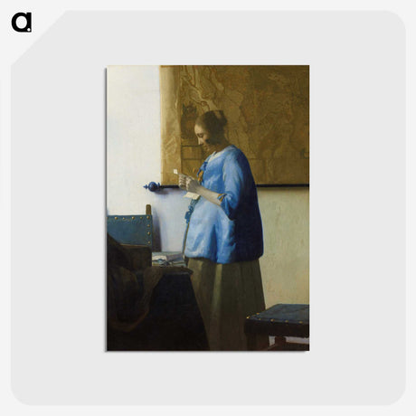 1-34_Johannes-Vermeer_postcard