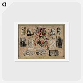 アートポストカード-Victorian Blood Book
 - ジョン ビングリー ガーランド Postcard.