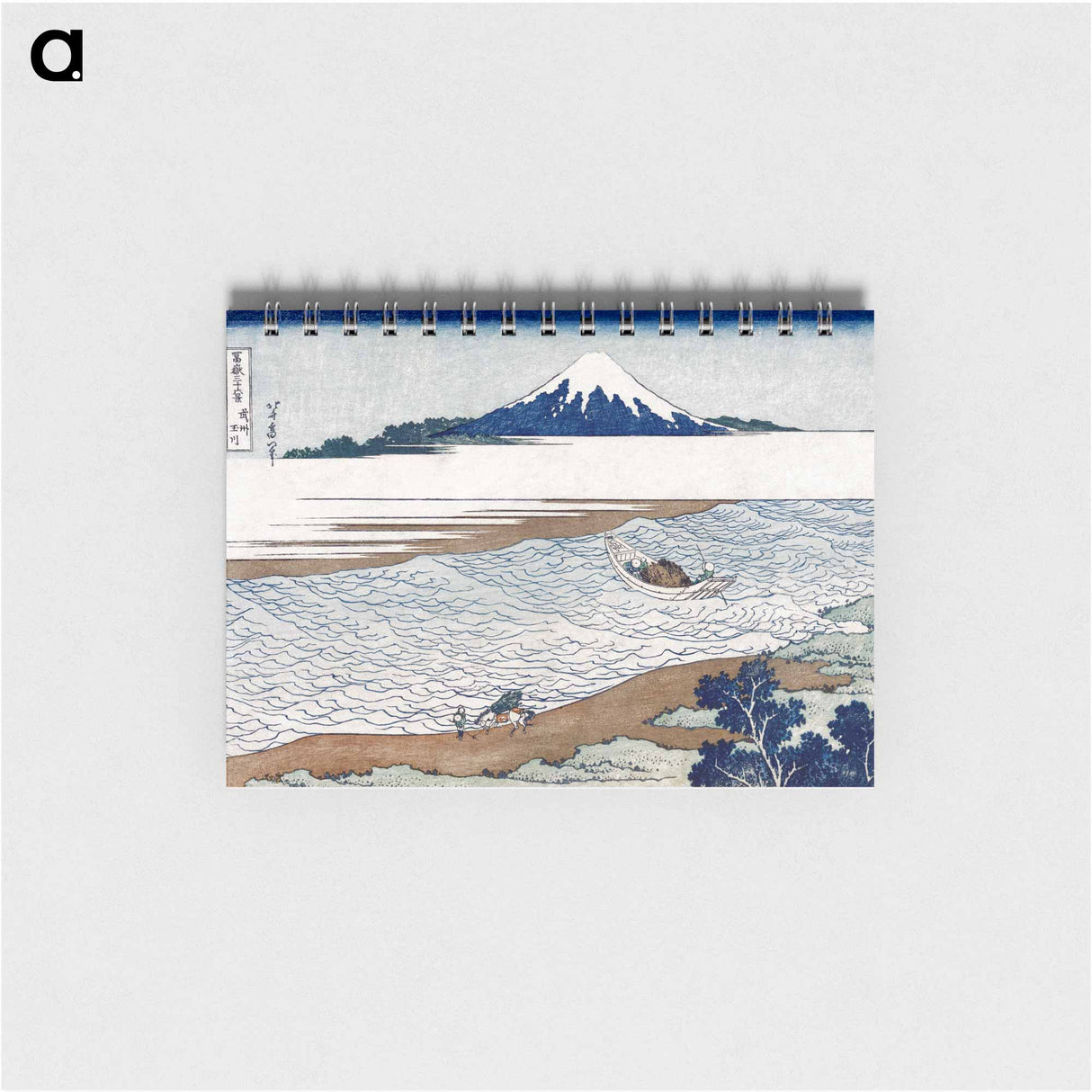 Hokusai's The Jewel River in Musashi Province - 葛飾 北斎 Memo.