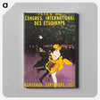 アートパネル-Celebrations of the international student congress, Bordeaux - レオネット カピエッロ Canvas.