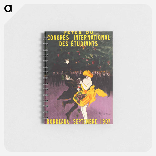 Celebrations of the international student congress, Bordeaux - Leonetto Cappiello Memo.