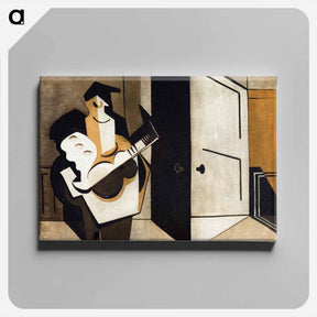 アートパネル-Musician in an Interior - ルイ マルクーシ Canvas.