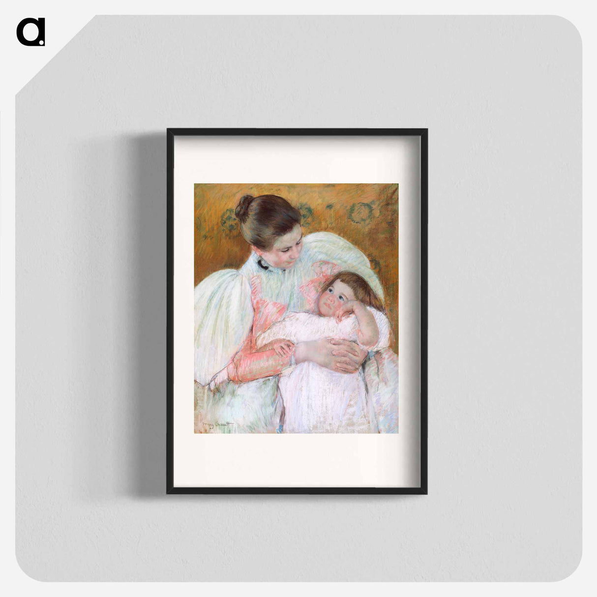 Nurse and Child - Mary Cassatt Poster.