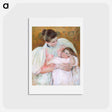 アートポストカード-Nurse and Child - メアリー カサット Postcard.