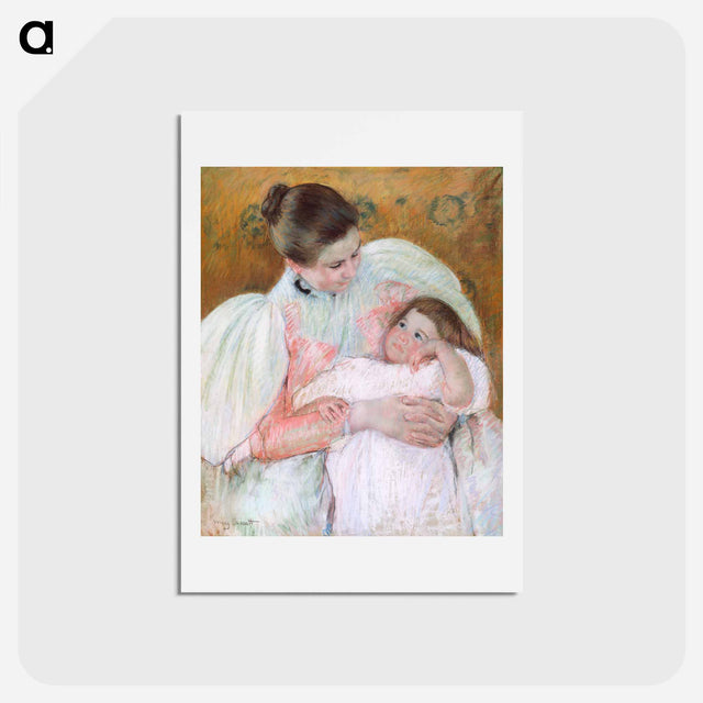 アートポストカード-Nurse and Child - メアリー カサット Postcard.