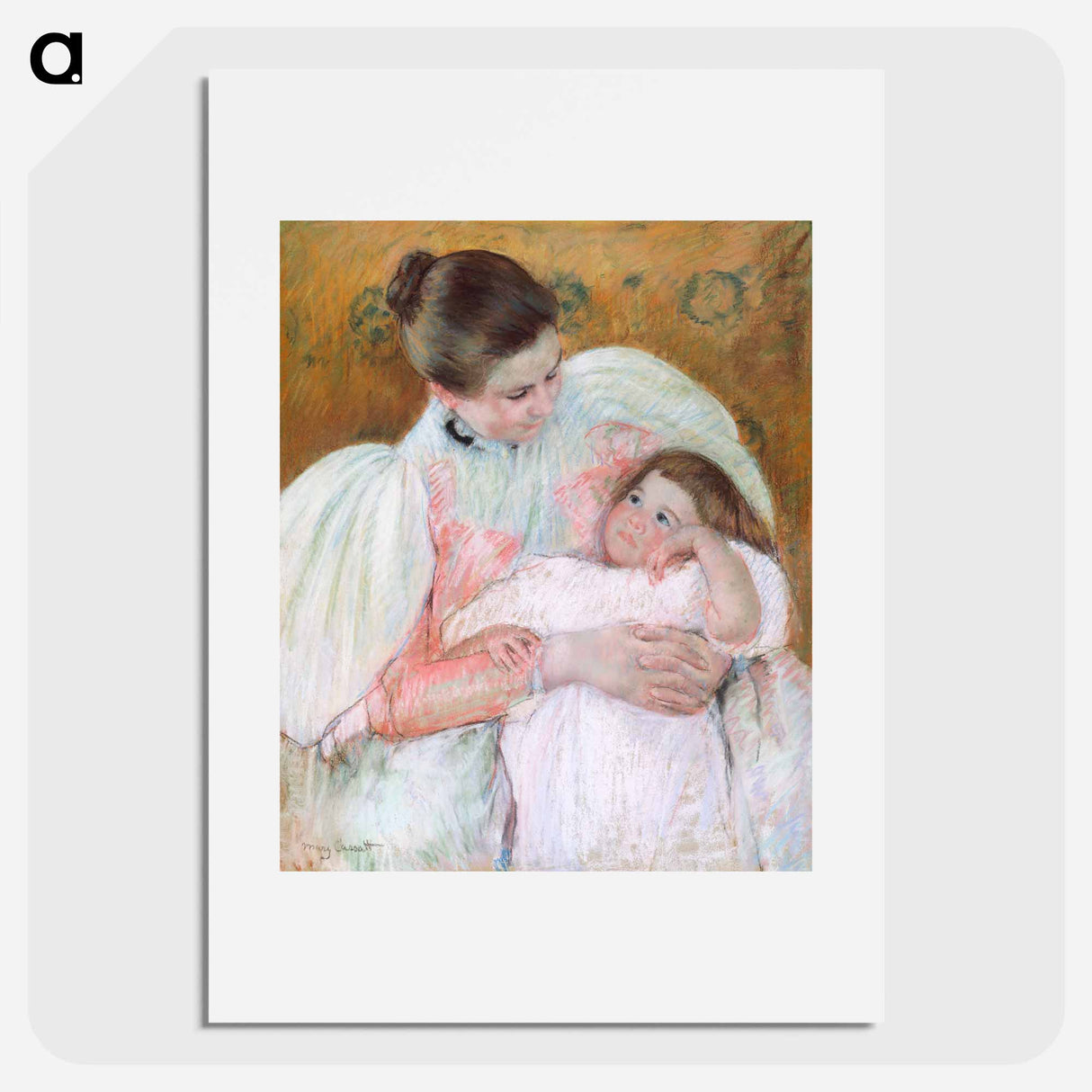 Nurse and Child - Mary Cassatt Poster.