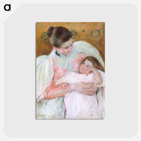 アートポストカード-Nurse and Child - メアリー カサット Postcard.