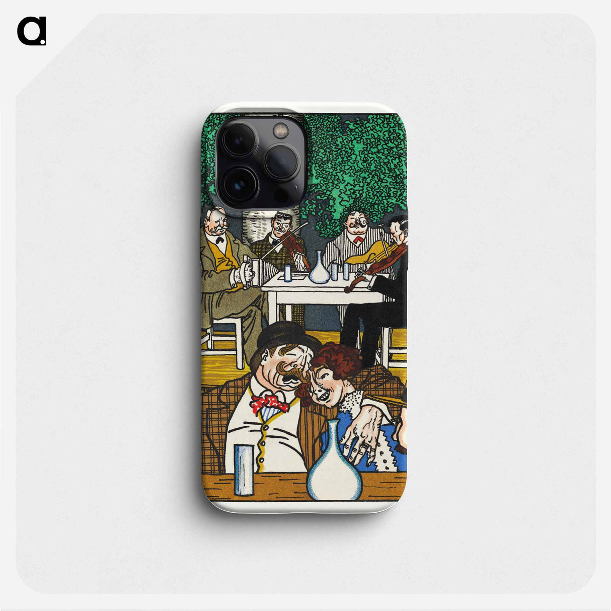 At the Heuriger - モリツ ユング Phone Case.