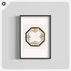 アートポスター-Octagonal Plate Design
 - ノリタケ工場 Poster.