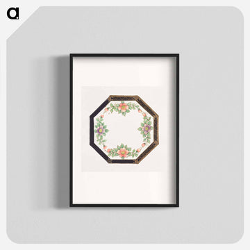 Octagonal Plate Design
 - ノリタケ工場 Poster.