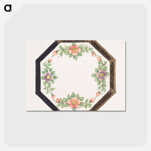 Octagonal Plate Design
 - ノリタケ工場 Postcard.