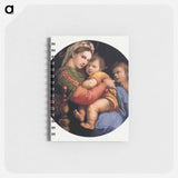 Raphael's Madonna della seggiola - ラファエロ サンティ Memo.