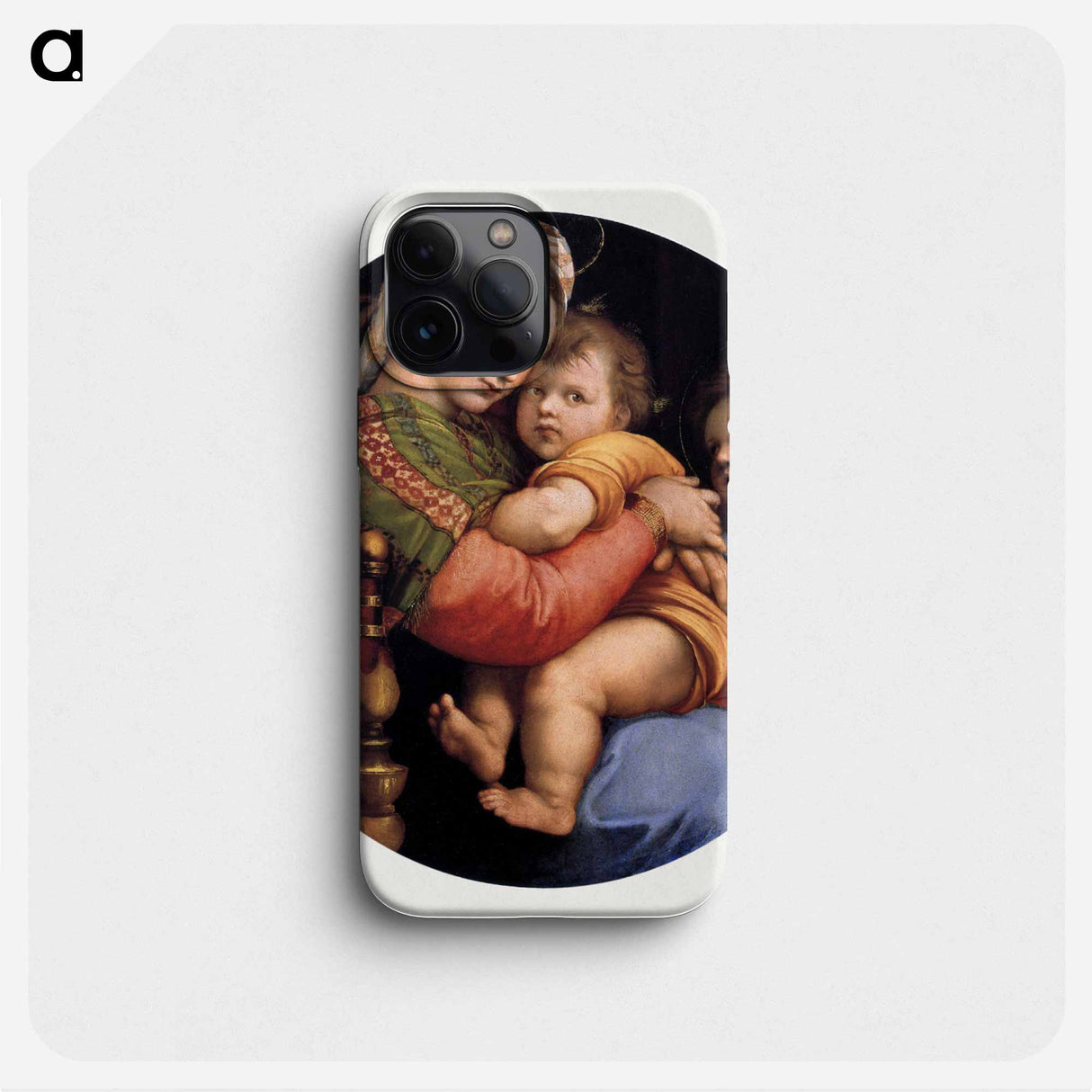 Raphael's Madonna della seggiola - ラファエロ サンティ Phone Case.