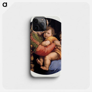 Raphael's Madonna della seggiola - ラファエロ サンティ Phone Case.