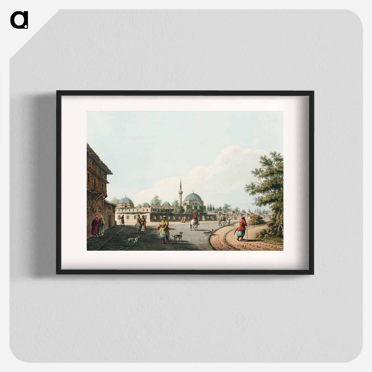 Tchiurluk from Views in the Ottoman Dominions, in Europe, in Asia, and some of the Mediterranean islands - Views of the Ottoman Dominions Poster.