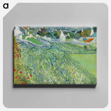 Vineyards at Auvers - フィンセント ファン ゴッホ Canvas.