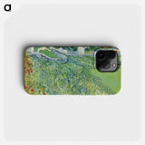 Vineyards at Auvers - フィンセント ファン ゴッホ Phone Case.