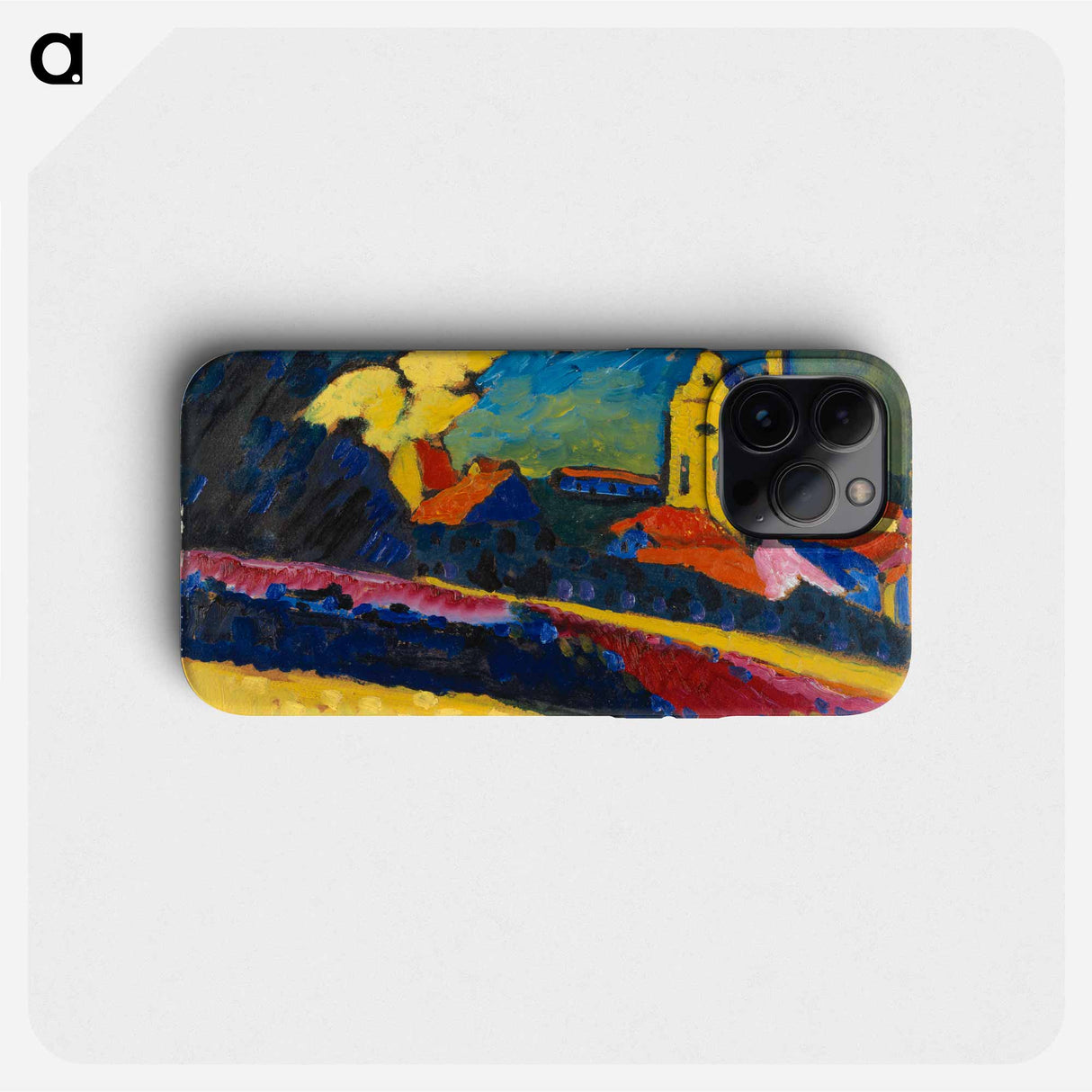 Study of Murnau - Landscape with Church - ワシリー カンディンスキー Phone Case.