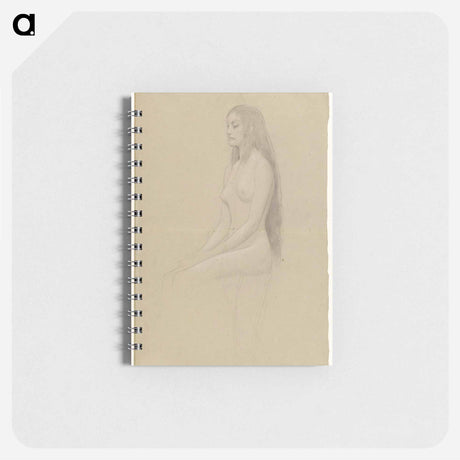 アートメモ帳-Seated Female Nude
 - ウィーン博物館 Memo.