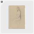 アートポストカード-Seated Female Nude
 - ウィーン博物館 Postcard.