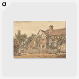 アートポストカード-A Farmhouse - ウィリアム ヘンリー ハント Postcard.