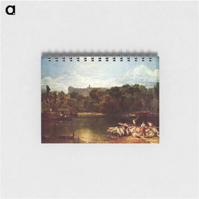アートメモ帳-Windsor Castle from the Thames - ウィリアム ターナー Memo.