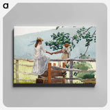 On the Stile - Winslow Homer Canvas.