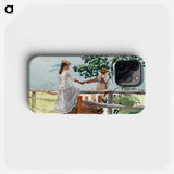 On the Stile - Winslow Homer Phone Case.