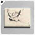アートパネル-A Rhinoceros: Head and Shoulders, Facing Left
 - イェール大学アートギャラリー Canvas.