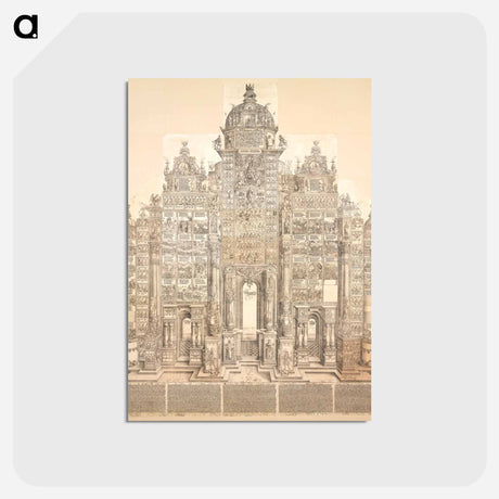 アートポストカード-Honorary sport of Emperor Maximilian the 1st - アルブレヒト デューラー Postcard.