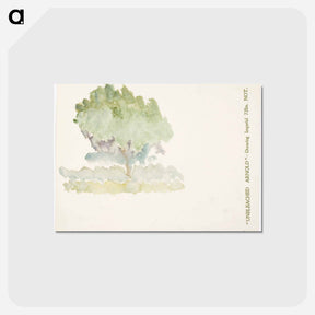 アートポストカード-Puuharjoitelma - アルフレッド ウィリアム フィンチ Postcard.