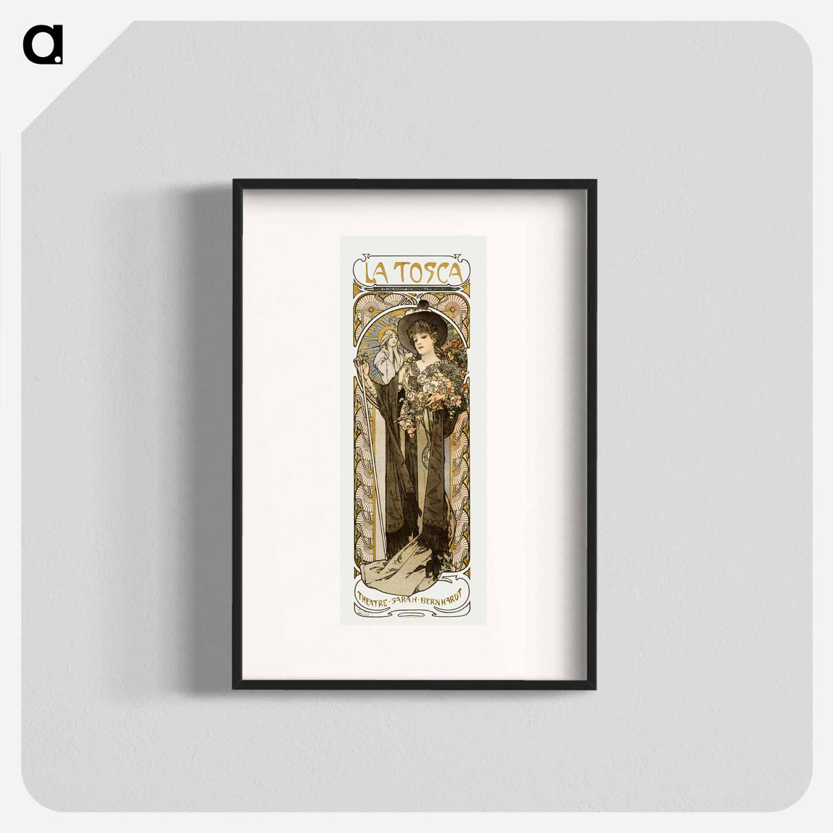 La Tosca - Alphonse Mucha Poster.