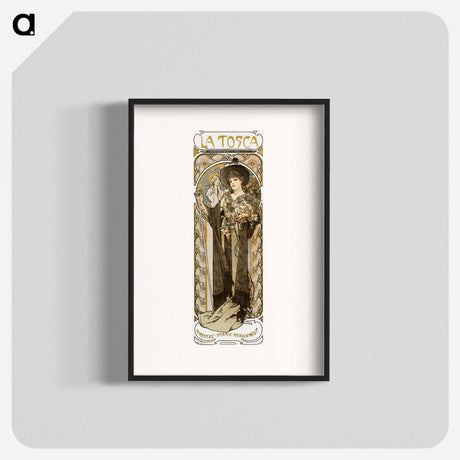 アートポスター-La Tosca - アルフォンス ミュシャ Poster.